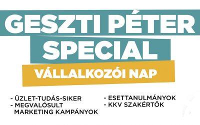Geszti Péter Special Vállalkozói Nap – Újratervezés!