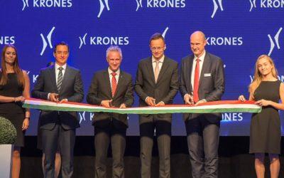 Átadták a Krones legnagyobb gyárát Debrecenben