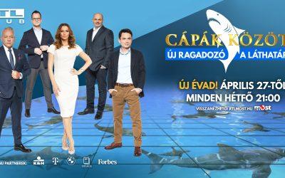 Kamaránk szakmai partnerként jelenik meg a hazai vállalkozásokat felvonultató üzleti showműsorban, a „Cápák között”-ben