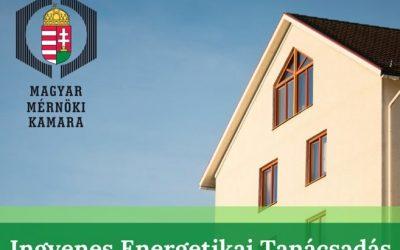 Díjmentes energetikai tanácsadás a Magyar Mérnöki Kamara támogatásával