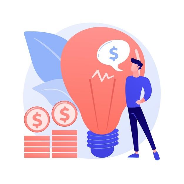 intellectual property creative idea monetization author rights protection invention patent registration profitable startup license fees payment concept illustration 335657 2050