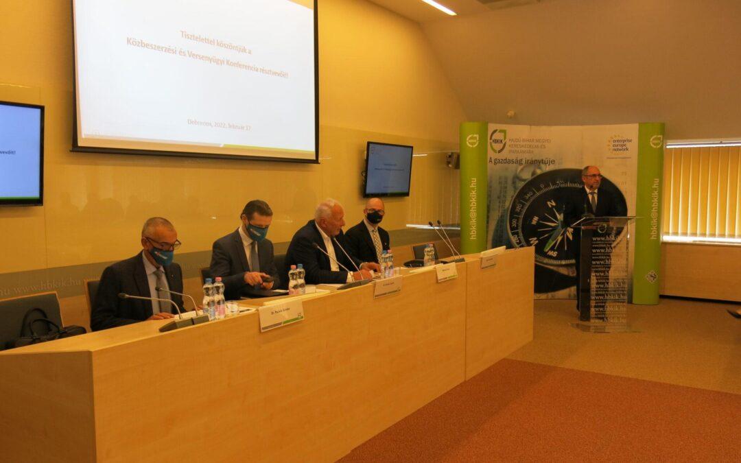 Közbeszerzési és Versenyügyi Konferencia a Kamarában