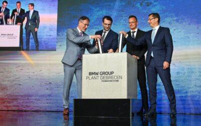 Letették a debreceni BMW-gyár alapkövét