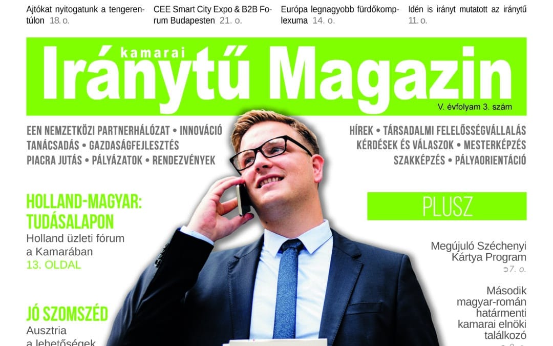 Megjelent a Kamarai Iránytű Magazin legújabb száma!
