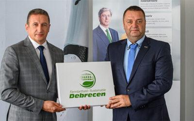 A Schaeffler is kiérdemelte a Fenntartható Debrecen díjat