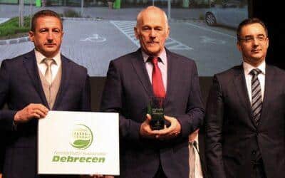 Ez a cég kapta meg először a Fenntartható Debrecen nagydíjat
