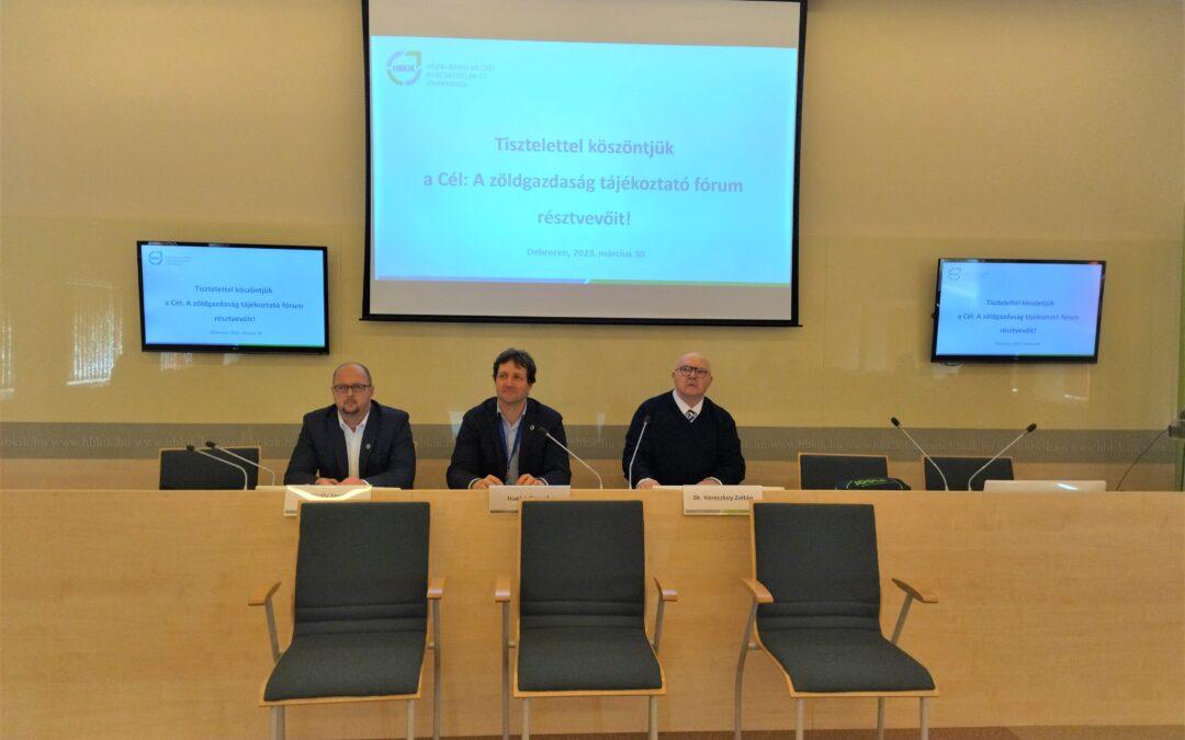 Környezetvédelmi, fenntarthatósági témájú programsorozat látogatott Debrecenbe