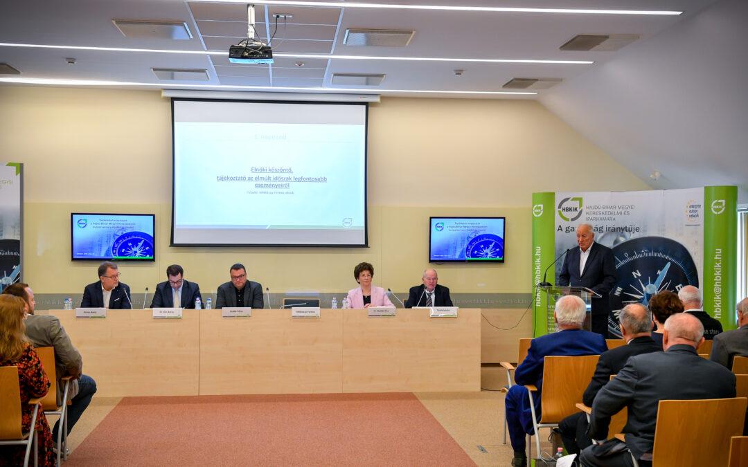 Megtartotta beszámolói küldöttgyűlését a Kamara