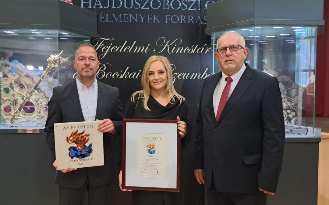Hajdúszoboszlón az Év Üzlete 2023-ban: a PerlaBella Italian Fashion ruházati üzlet