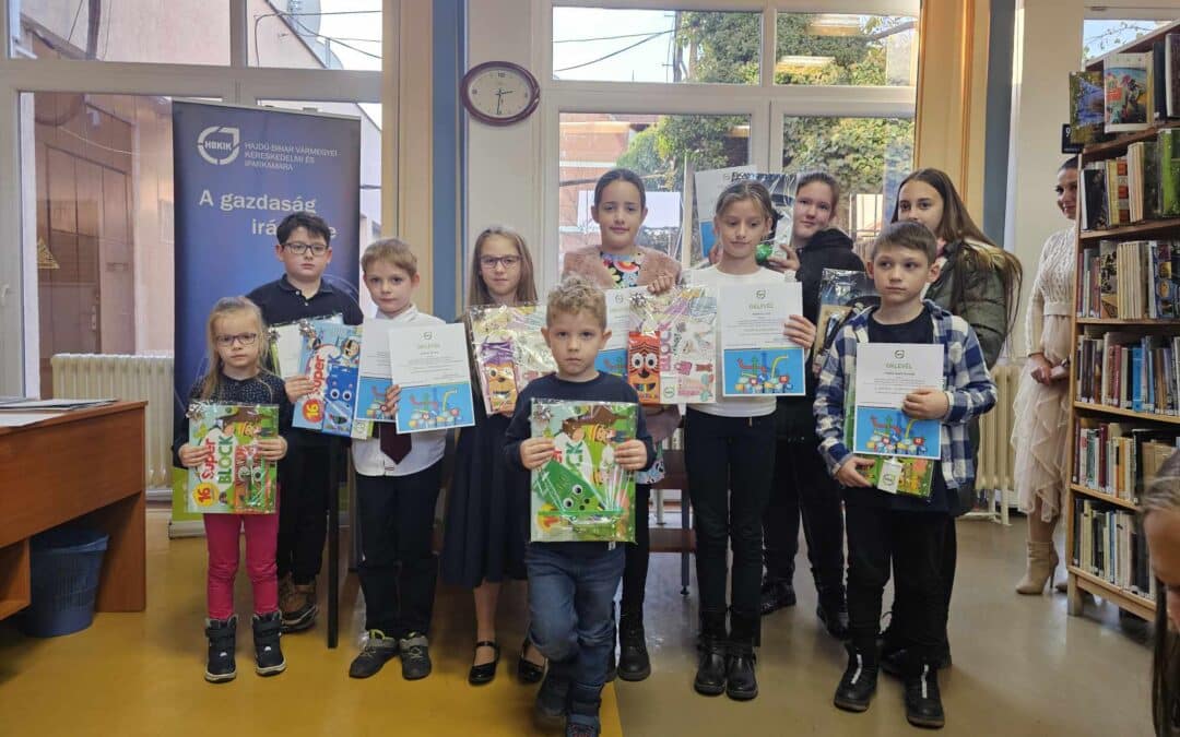 Hajdúböszörményben díjazta a rajzverseny győzteseit az iparkamara