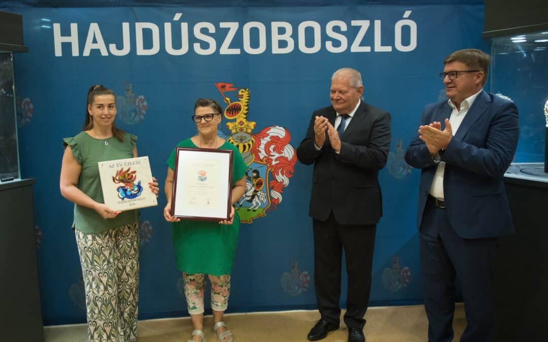 Hajdúszoboszlón az Év Üzlete 2024-ben: az AnDitta Virág- és Ajándéküzlet