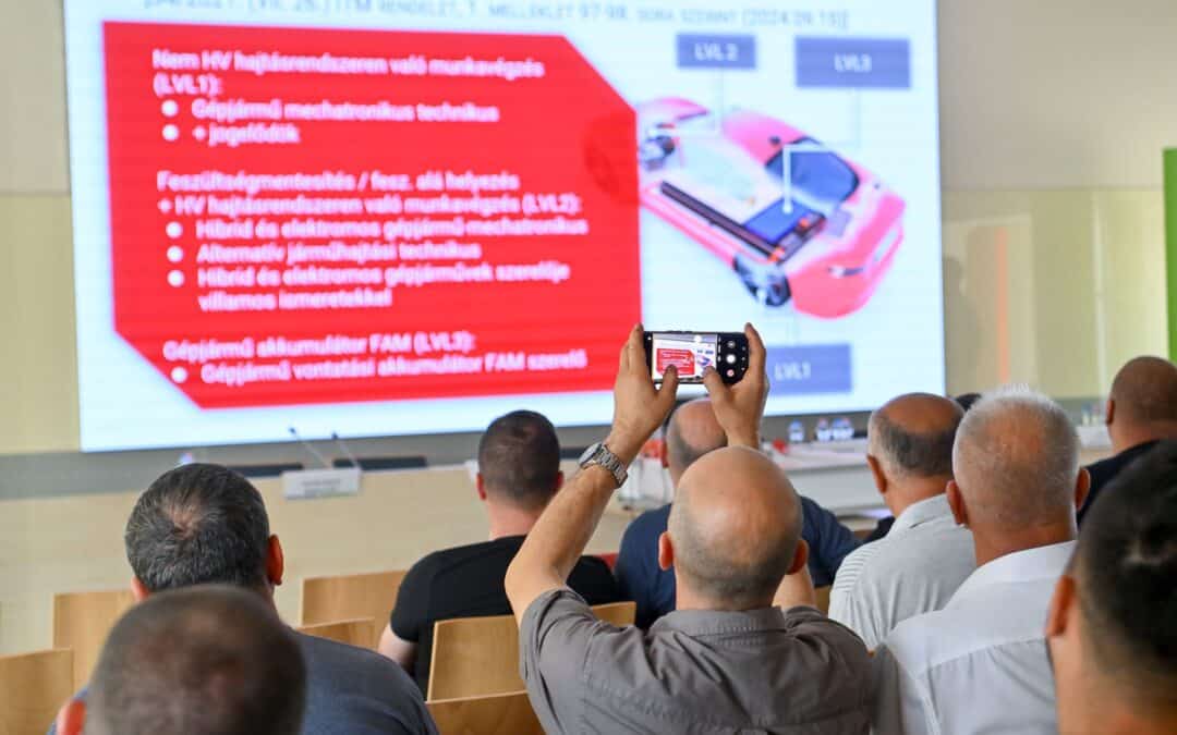 Hibrid és elektromos gépjárművek szervizelése – szakmai nap a Kamarában