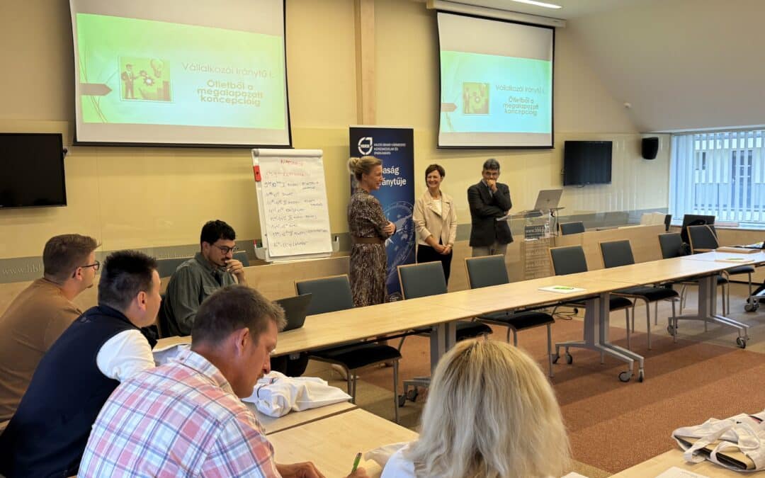 Sikeresen lezajlott a „Vállalkozói Iránytű” képzés Debrecenben