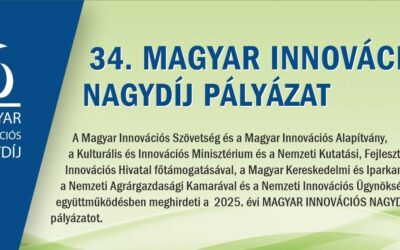 Meghirdetésre került a 34. Magyar Innovációs Nagydíj pályázat