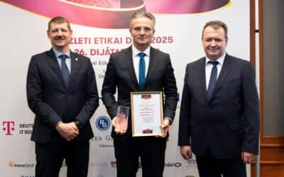 Üzleti Etikai Díjban részesült a TAMA Hungary Kft.